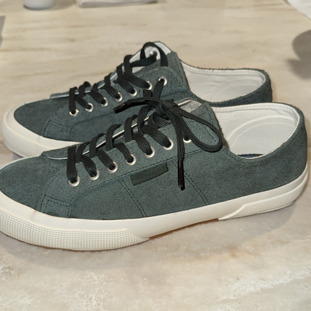 Superga OG Hairy Shade Casual Shoe Size Mens 10/ Women's 11.5 Green